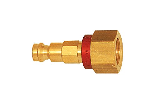 RIEGLER 107656-247.72 Unverwechselbarer Nippel NW 5, Messing blank, G 1/4 IG, blau, 1Stk von Riegler