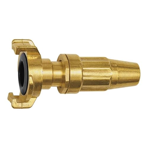 RIEGLER 107802-K 713 GEKA-Spritzdüse mit Kupplungsanschluss, Messing blank, DN 19, 1Stk von Riegler