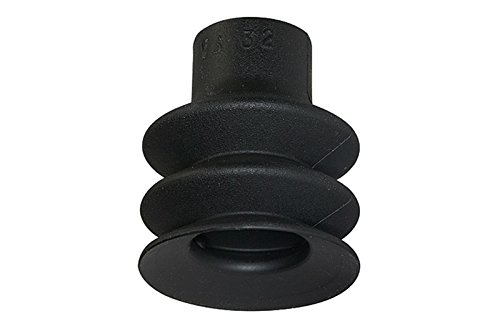 RIEGLER 108521-FG 2532-1 Balgsauger, rund 2,5 Falten, Material NBR, »FG«, Ø 32 mm, 1Stk von Riegler