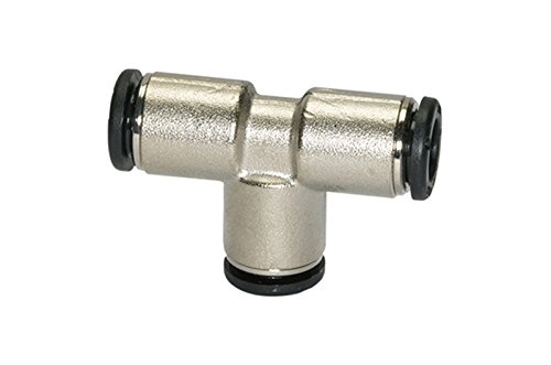 RIEGLER 108764-749.008 T-Steckverbindung »click-clock«, Schlauch-Außen-Ø 8, MS vern., 1Stk von Riegler
