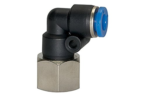 RIEGLER 109342-168.018-4 L-Steckverschraubung »Blaue Serie«, drehbar, G 1/8 innen, Ø 4 mm, 1Stk von Riegler