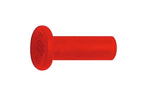 RIEGLER 110348-79.004 Verschlussstopfen POM, Stutzen 4 mm, Farbe rot, 1Stk von Riegler