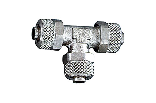 RIEGLER 110607-14.800-8 T-Verbinder, für Schlauch 8/6 mm, SW 10, Messing vernickelt, 1Stk RIEGLER 110607-14.800-8 T-Verbinder, für Schlauch 8/6 mm, SW 10, Messing vernickelt, 1Stk von Riegler