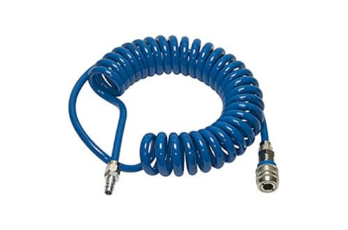 RIEGLER 113493-SP 246-126 Spiralschlauch-Sicherheitskupplung-Set, PUR, Schl.-ø 12x8, 6,0 m, 1Stk von Riegler