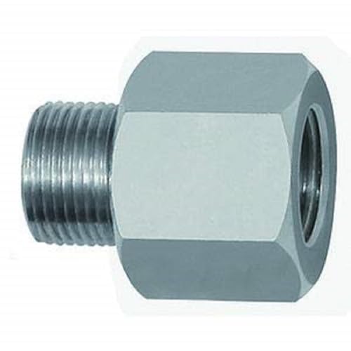RIEGLER 114446-29.22 Gewindeadapter Aluminium, AG 1/2-27 UNS, IG M12x1,25, SW 17, 1Stk RIEGLER 114446-29.22 Gewindeadapter Aluminium, AG 1/2-27 UNS, IG M12x1,25, SW 17, 1Stk von Riegler