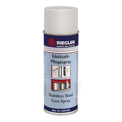 RIEGLER 114567-3280/400 RIEGLER Edelstahl-Pflegespray, Temperatur -17°C bis 120°C, 400 ml, 1Stk RIEGLER 114567-3280/400 RIEGLER Edelstahl-Pflegespray, Temperatur -17°C bis 120°C, 400 ml, 1Stk von Riegler