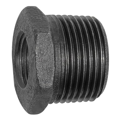 RIEGLER 133735-TFR 241-1034-S Reduzierstück 241, R 1 a., Rp 3/4 i. Temperguss schwarz, 1Stk von Riegler