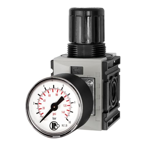 RIEGLER 142396-FUM 7004 Druckregler »FUTURA-mini«, Standardmano., BG 0, G 1/4, 0,1-4 bar, 1Stk RIEGLER 142396-FUM 7004 Druckregler »FUTURA-mini«, Standardmano., BG 0, G 1/4, 0,1-4 bar, 1Stk von Riegler