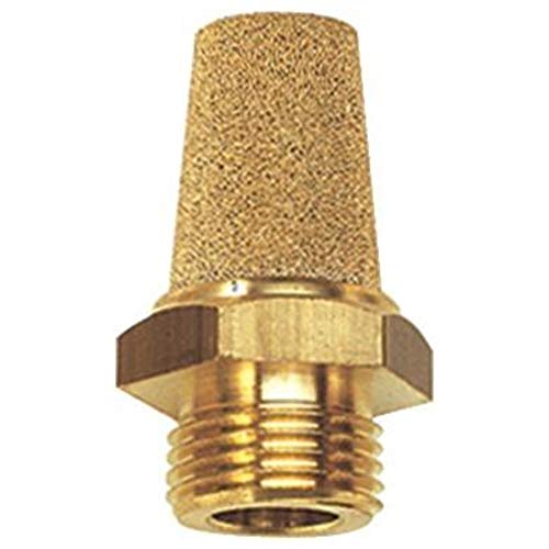 Riegler 113344 Sinterbronze-Schalldämpfer, Messinggewinde / Sechskant, M5, AF 9 mm von Riegler