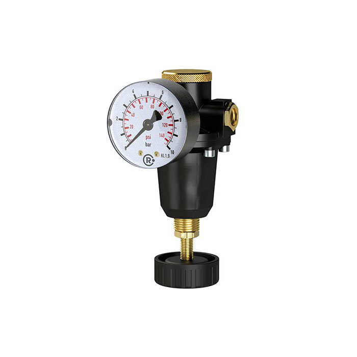 Riegler Druckregler Regler Manometer Konstantdruckregler G 38 Bg1 06bar B-Ware von Riegler