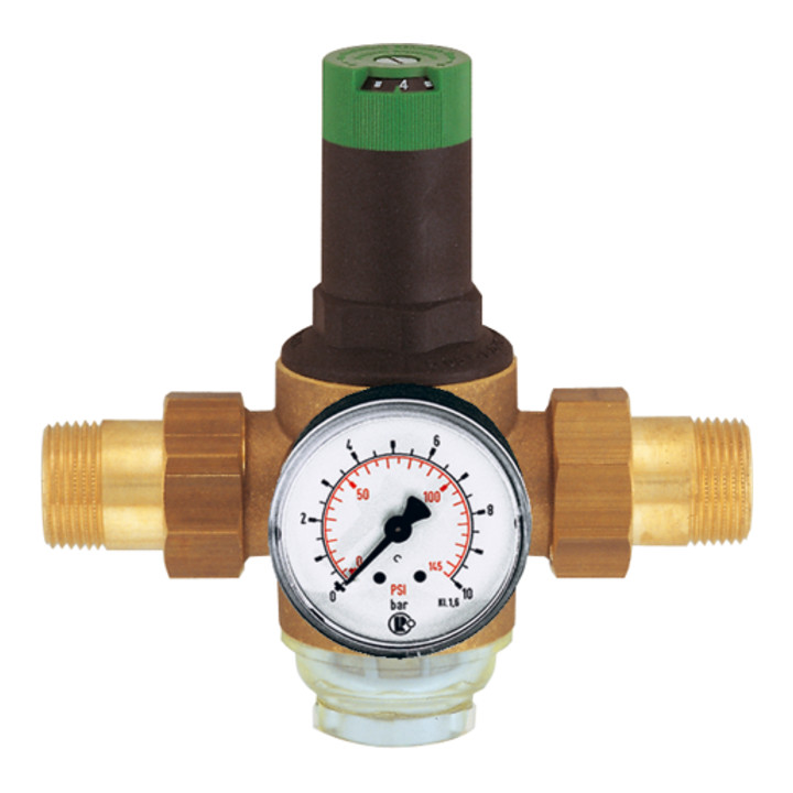 Riegler Druckregler Wasserregler Trinkwasser Dvgw Geprüft Manometer 1 1/2 Zoll  B-Ware von Riegler