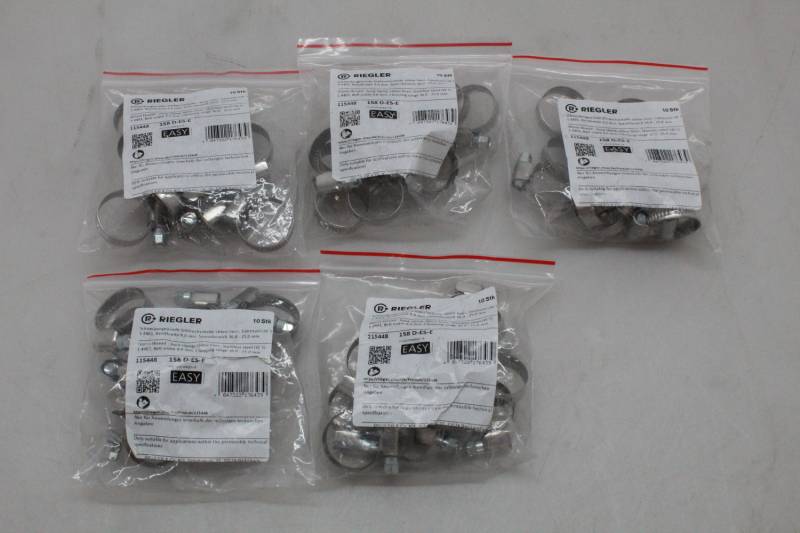 Riegler Schlauchschelle Befestigung Blow Line Edelstahl 16 25 Mm 50 Stück B-Ware von Riegler