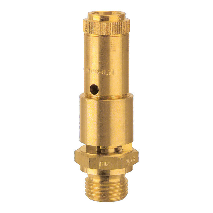 Riegler Sicherheitsventil Ventil Druck Druckbegrenzung Dn 10 Messing G 1/2 8 Bar B-Ware von Riegler