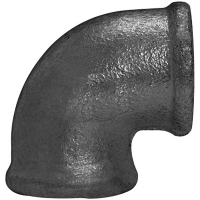 Winkel 90, 90°, Rp 3" I, Rp 3" I, Temperguss schwarz von Riegler