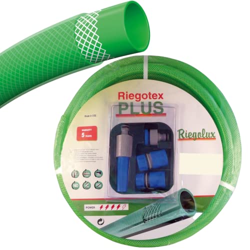 Riegolux 301408 Schlauch-Set Riegotex Plus, mit Zubehör, 15 x 25 m von RIEGOLUX