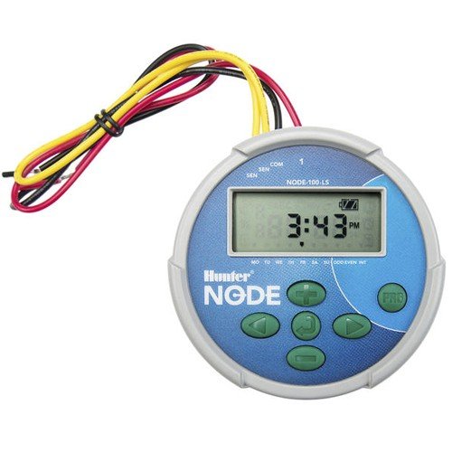 Riegoprofesional Bewässerungsprogrammierer node-400 Hunter, Schwarz, 4 Stationen, 3 unabhängige Programme, 4 Stunden Aufnahme pro Programm, Batteriebetrieben Riegoprofesional Bewässerungsprogrammierer node-400 Hunter, Schwarz, 4 Stationen, 3 unabhängige Programme, 4 Stunden Aufnahme pro Programm, Batteriebetrieben von Riegoprofesional