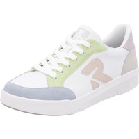 RIEKER Sport Plateausneaker, Schnürschuh, Halbschuh, Freizeitschuh mit pastellfarbenen Akzenten RIEKER Sport Plateausneaker, Schnürschuh, Halbschuh, Freizeitschuh mit pastellfarbenen Akzenten von Rieker Sport