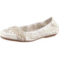 Rieker Ballerina, Slipper, Flache Schuhe mit Rundum-Gummizug von Rieker