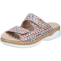 Rieker Pantolette, Sommerschuh, Klettschuh, Hausschuh, Schlappen mit genopptem Fußbett Rieker Pantolette, Sommerschuh, Klettschuh, Hausschuh, Schlappen mit genopptem Fußbett von Rieker