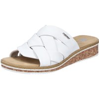 Rieker Pantolette, Sommerschuh, Schlappen, Hausschuh, Urlaubschuh mit Absatz in Korkoptik Rieker Pantolette, Sommerschuh, Schlappen, Hausschuh, Urlaubschuh mit Absatz in Korkoptik von Rieker