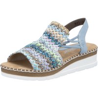 Rieker Sandale, Sommerschuh, Sandalette, Keilabsatz, in modischer Flechtoptik Rieker Sandale, Sommerschuh, Sandalette, Keilabsatz, in modischer Flechtoptik von Rieker