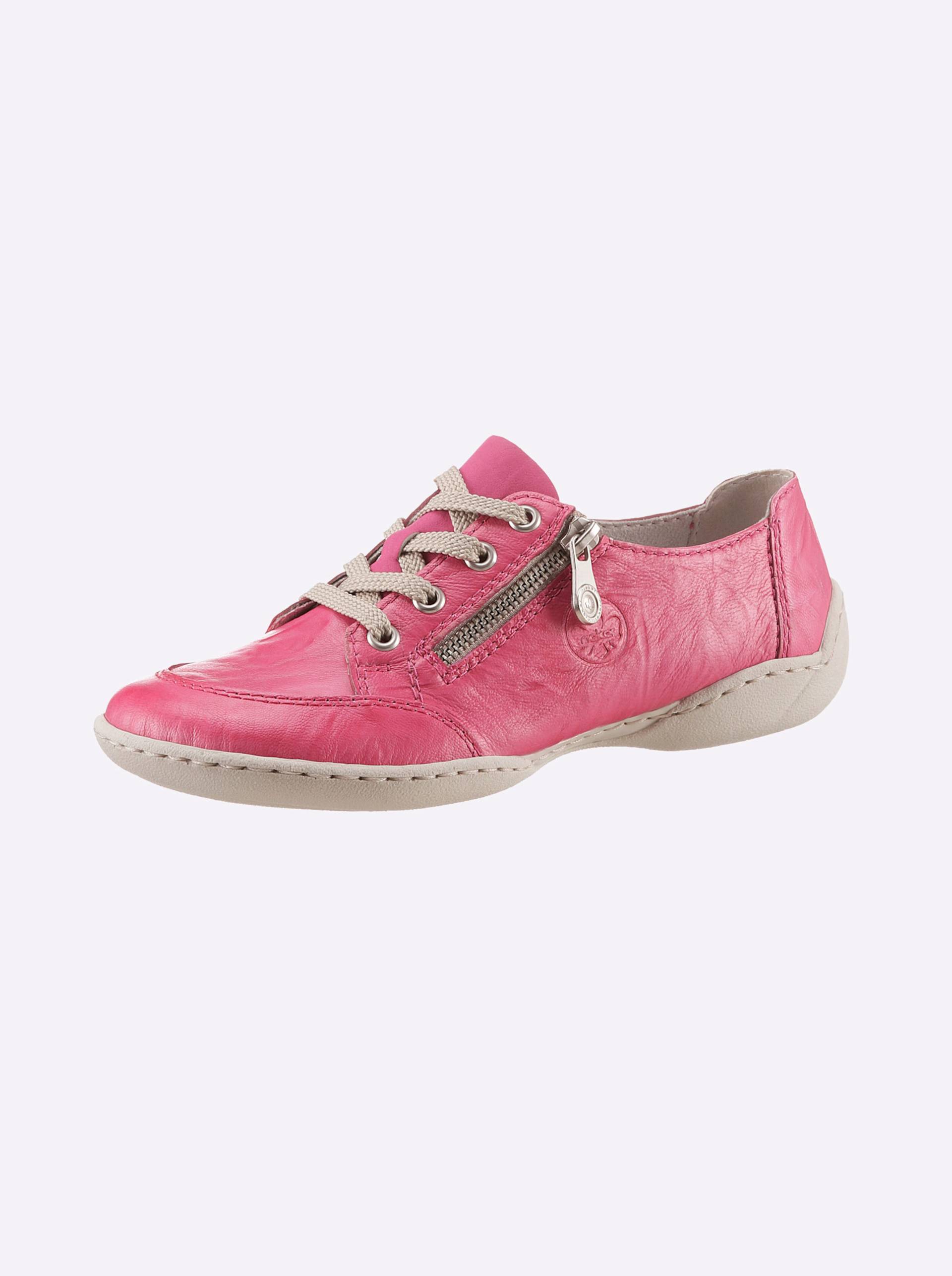 Schnürschuh in fuchsia von Rieker von Rieker