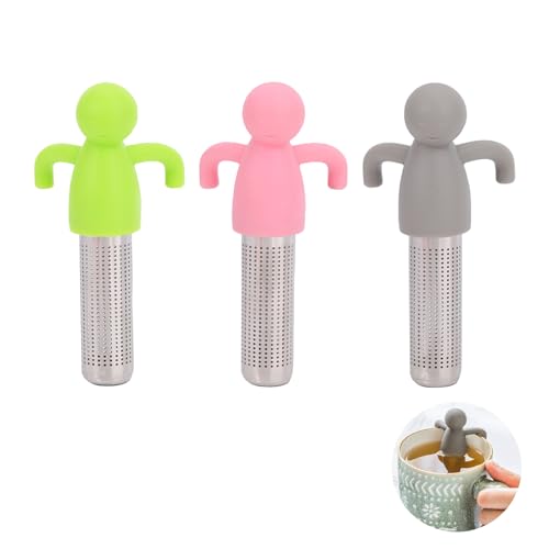 3 Stück Teeei für Losen Tee Lustig Tee Ei Lustig Teesieb für Losen Tee Lustig Kreativer Humanoider Teebrüher mit Griffen für Teeliebhaber Freunde und Familie für Tassen und Teekannen 3 Stück Teeei für Losen Tee Lustig Tee Ei Lustig Teesieb für Losen Tee Lustig Kreativer Humanoider Teebrüher mit Griffen für Teeliebhaber Freunde und Familie für Tassen und Teekannen von Rienan
