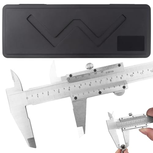 Edelstahl Messschieber 150MM Präzisionsmessschieber mit Feststellschraube, Schieblehre, Messschieber Digital für Haushalt und Industrie MessungMessschieber Analog von Rierousy