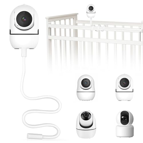 Rierousy Babyphone Halterung, Baby Kamera Halterung, Baby Monitor Halterung, Kompatibel mit den Meisten Babyphone-Marken (weiß) von Rierousy