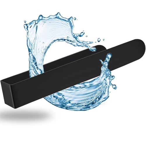 Rierousy Spüllappenhalter, Spültuchhalter Schwarz, Spültuchhalter Selbstklebend im Spülbecken und Wand, Lappenhalter Spülbecken Kann als Küchen Organizer (30cm) von Rierousy