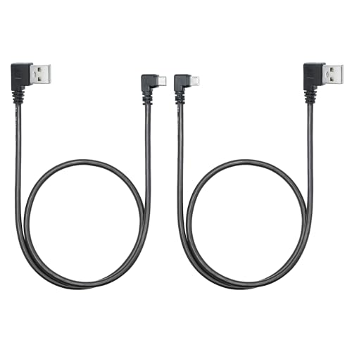 Micro USB Power Datenkabel 60CM, 90 Grad USB A Stecker linker Winkel zu Micro USB Stecker linker & rechter Winkel Lade- und Daten-Sync-Kabel, für GPS, Dash Cam, Digitalkamera, Festplatte etc - 1Paar Micro USB Power Datenkabel 60CM, 90 Grad USB A Stecker linker Winkel zu Micro USB Stecker linker & rechter Winkel Lade- und Daten-Sync-Kabel, für GPS, Dash Cam, Digitalkamera, Festplatte etc - 1Paar von Riertostng