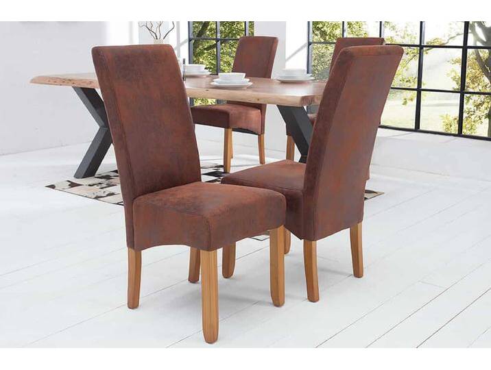 2er Set edler Stuhl CASA vintage braun Kolonialstil Massivholzbeine Esszimmerstuhl Küchenstuhl 2er Set edler Stuhl CASA vintage braun Kolonialstil Massivholzbeine Esszimmerstuhl Küchenstuhl von Riess-Ambiente.de