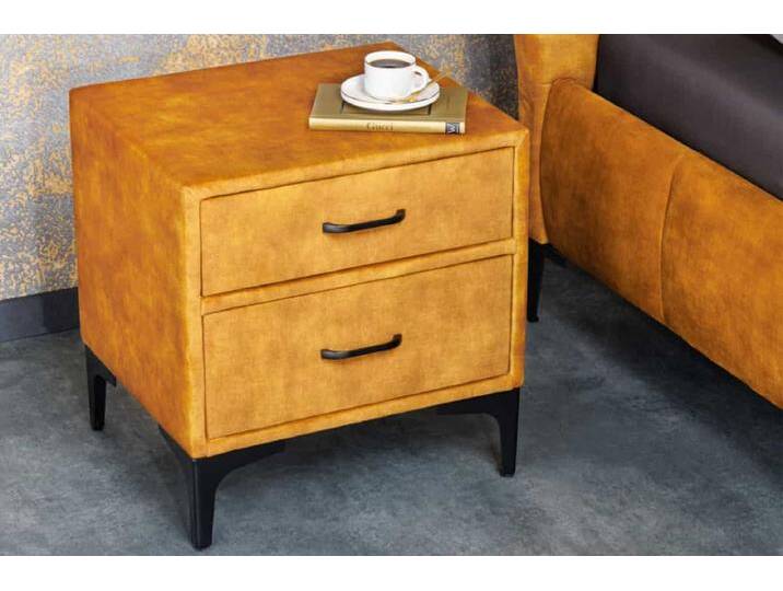 Design Nachttisch BOUTIQUE 50cm senfgelb Samt zwei Schubladen rechteckig Glamour Industrie & Loft Modern Retro Skandinavisch Design Nachttisch BOUTIQUE 50cm senfgelb Samt zwei Schubladen rechteckig Glamour Industrie & Loft Modern Retro Skandinavisch von Riess-Ambiente.de