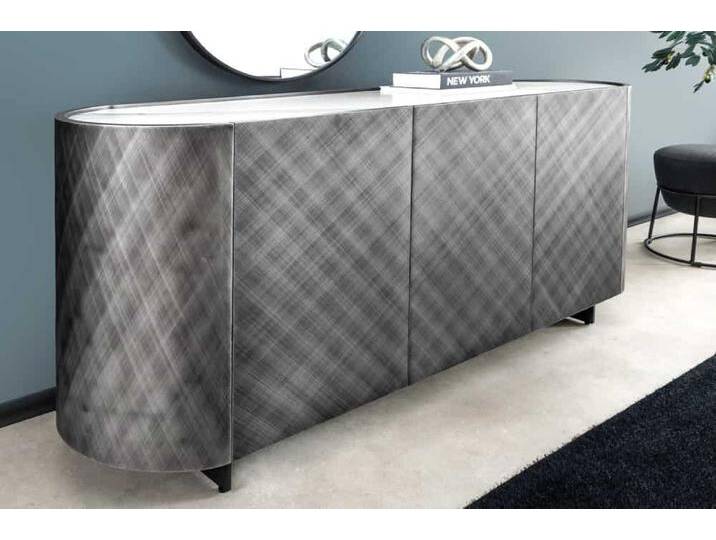 Design Sideboard REFLECTION 150cm weiß Keramik Marmor anthrazit 3D Effekt brushed Finish Industrie & Loft Modern Retro Rustikal Skandinavisch Design Sideboard REFLECTION 150cm weiß Keramik Marmor anthrazit 3D Effekt brushed Finish Industrie & Loft Modern Retro Rustikal Skandinavisch von Riess-Ambiente.de