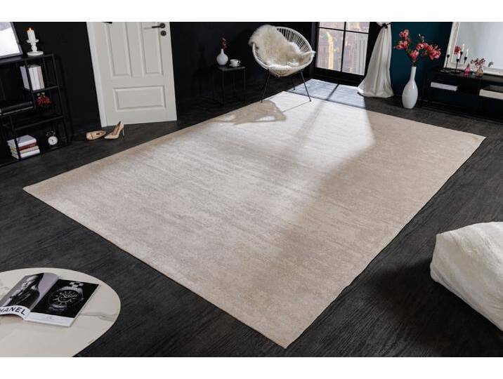 Design Teppich MODERN ART XXL 350x240cm beige Used Look Baumwolle Vintage Flachgewebe rechteckig Design Teppich MODERN ART XXL 350x240cm beige Used Look Baumwolle Vintage Flachgewebe rechteckig von Riess-Ambiente.de
