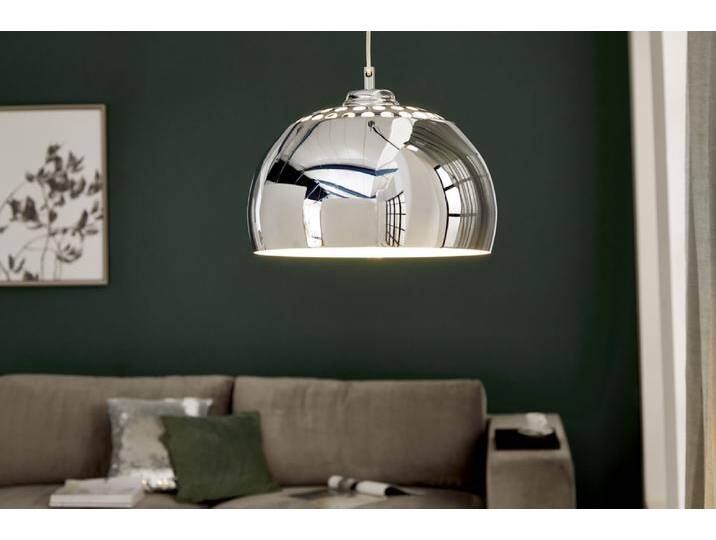 Designer Hängelampe CHROME BALL 32cm chrom Pendelleuchte Modern Design Designer Hängelampe CHROME BALL 32cm chrom Pendelleuchte Modern Design von Riess-Ambiente.de