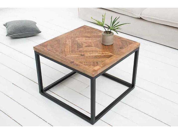 Massiver Beistelltisch INFINITY HOME 60cm Mangoholz Industrial Design rechteckig Industrie & Loft Natur Rustikal Massiver Beistelltisch INFINITY HOME 60cm Mangoholz Industrial Design rechteckig Industrie & Loft Natur Rustikal von Riess-Ambiente.de