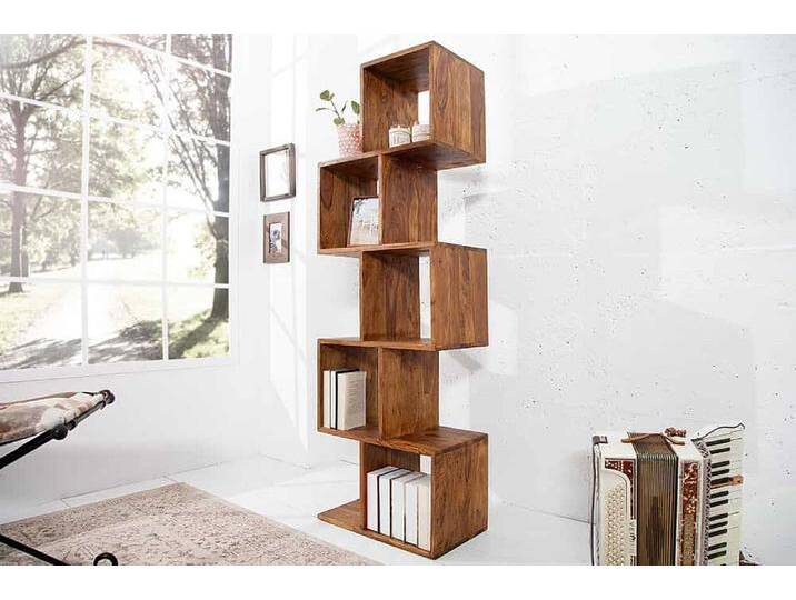 Massives Cube Regal MAKASSAR 150cm braun Sheesham stone finish einzigartige Maserung Kolonial Natur Massives Cube Regal MAKASSAR 150cm braun Sheesham stone finish einzigartige Maserung Kolonial Natur von Riess-Ambiente.de