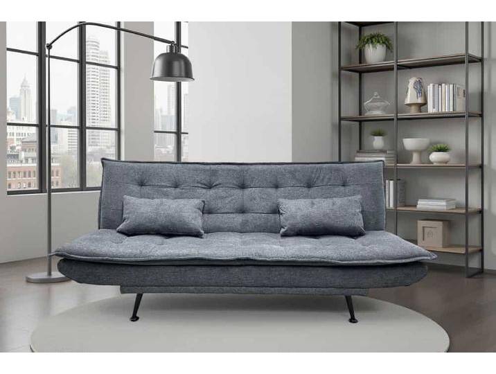 Modernes Schlafsofa JAZZ 195cm grau Strukturstoff 3-Sitzer Couch Wohnzimmer Modernes Schlafsofa JAZZ 195cm grau Strukturstoff 3-Sitzer Couch Wohnzimmer von Riess-Ambiente.de