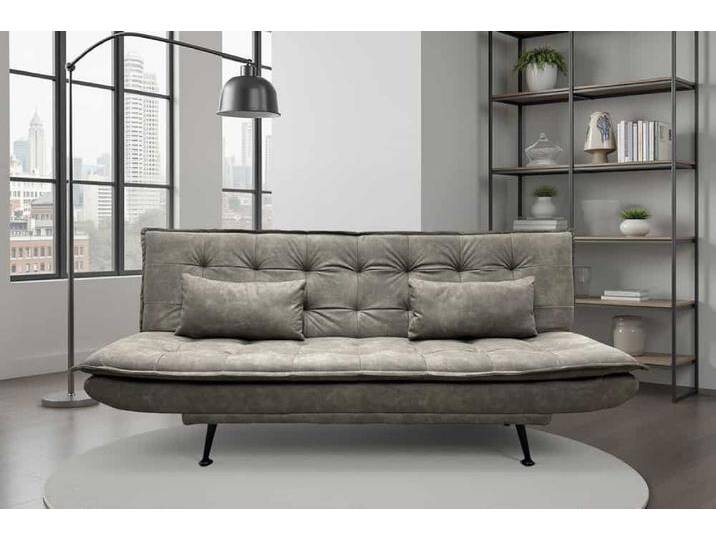 Modernes Schlafsofa JAZZ 195cm taupe Microfaser 3-Sitzer Couch Wohnzimmer Modernes Schlafsofa JAZZ 195cm taupe Microfaser 3-Sitzer Couch Wohnzimmer von Riess-Ambiente.de