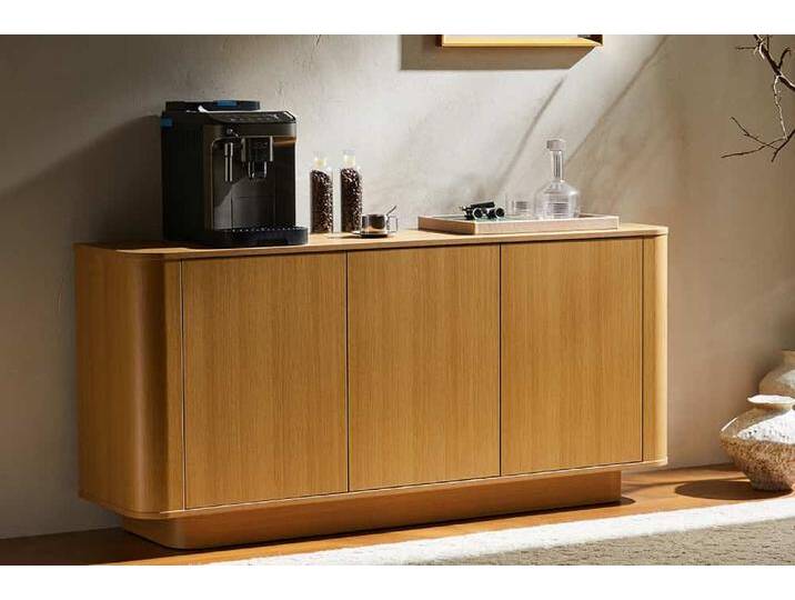 Modernes Sideboard VALHALLA WOOD 160cm natur Eichenholz Kommode von Riess-Ambiente.de