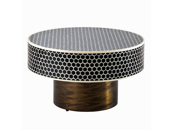 riess-ambiente COUCHTISCH, Schwarz, Weiß, Kunststoff, Rund,Rund, 60x35x60 cm, Wohnzimmer, Wohnzimmertische, Couchtische riess-ambiente COUCHTISCH, Schwarz, Weiß, Kunststoff, Rund,Rund, 60x35x60 cm, Wohnzimmer, Wohnzimmertische, Couchtische von Riess-Ambiente.de