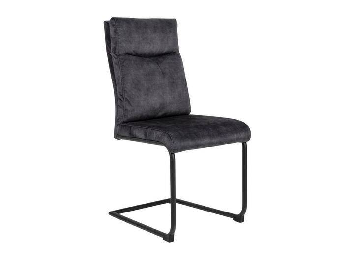 riess-ambiente Freischwinger COMFORT grau, Esszimmer · Samt · Metall · Modern Design, grau, grau riess-ambiente Freischwinger COMFORT grau, Esszimmer · Samt · Metall · Modern Design, grau, grau von Riess-Ambiente.de