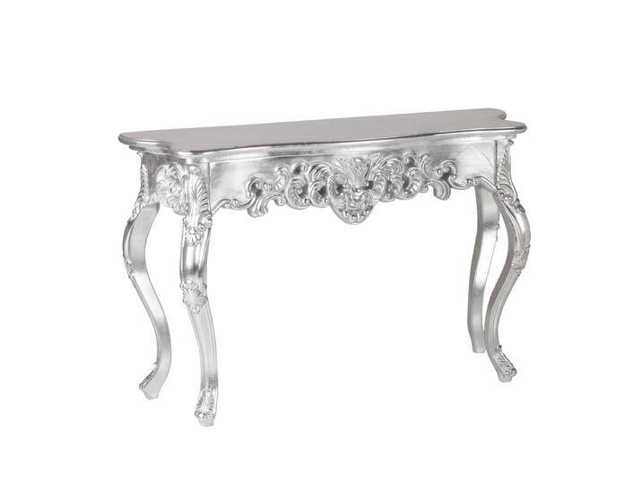 riess-ambiente Konsolentisch VENICE 110cm silber, Wohnzimmer · Holz · Anrichte · Handarbeit · Flur · Barock Design, silberfarben von Riess-Ambiente.de
