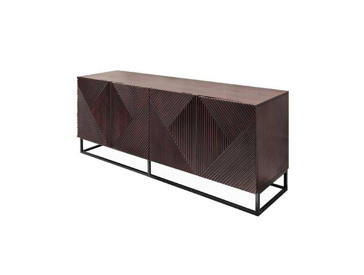 riess-ambiente Sideboard CREATIVO 177cm braun, Massivholz · Anrichte · Retro · Kommode · Wohnzimmer, braun von Riess-Ambiente.de