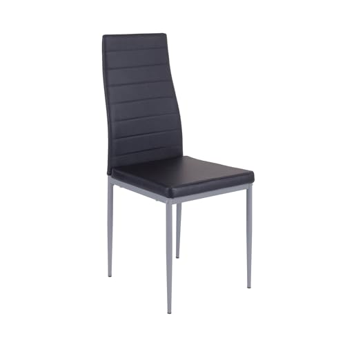 Riess Ambiente 2er Set Design Stuhl Modena - anthrazit schwarz grau - Kunstleder Metall - zeitlos Esszimmerstuhl Riess Ambiente 2er Set Design Stuhl Modena - anthrazit schwarz grau - Kunstleder Metall - zeitlos Esszimmerstuhl von Riess Ambiente