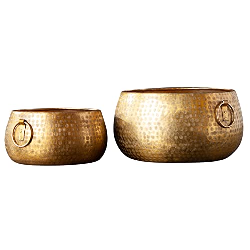 Riess Ambiente 2er Set Schale Orient Gold Hammerschlag Design Deko Schale Dekoschalen Wohnaccessoire Riess Ambiente 2er Set Schale Orient Gold Hammerschlag Design Deko Schale Dekoschalen Wohnaccessoire von Riess Ambiente