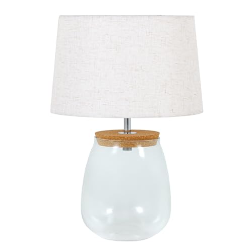 Riess Ambiente Befüllbare Tischlampe Classico - 60cm - weiß transparent - Glas mit Leinenschirm Riess Ambiente Befüllbare Tischlampe Classico - 60cm - weiß transparent - Glas mit Leinenschirm von Riess Ambiente