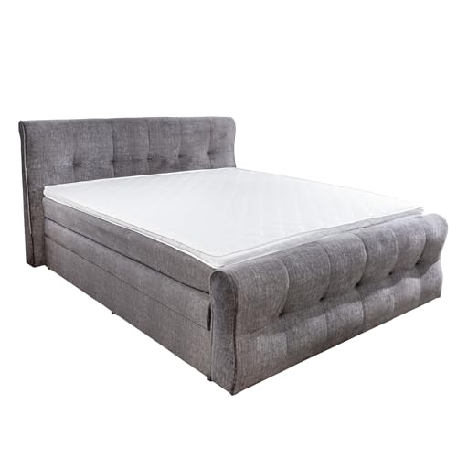 Riess Ambiente Design Boxspringbett SIGNUM 160x200cm dunkelgrau Samt inkl. Topper Matratzen Bettkasten Polsterbett Stauraum Stoffbett Jungendbett Bett Riess Ambiente Design Boxspringbett SIGNUM 160x200cm dunkelgrau Samt inkl. Topper Matratzen Bettkasten Polsterbett Stauraum Stoffbett Jungendbett Bett von Riess Ambiente