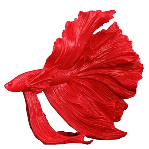 Riess Ambiente Design Deko Figur Kampffisch CROWNTAIL 35cm rot Betta Fisch Skulptur Dekofigur dekoratives Element Dekoobjekt Riess Ambiente Design Deko Figur Kampffisch CROWNTAIL 35cm rot Betta Fisch Skulptur Dekofigur dekoratives Element Dekoobjekt von Riess Ambiente